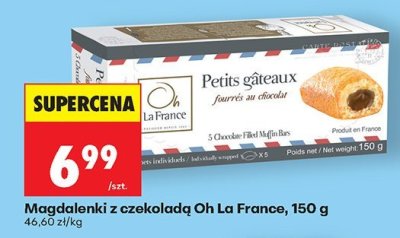 Magdalenki z czekoladą Oh La France, 150 g promocja w Biedronka