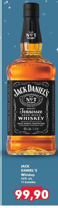 Whiskey Jack daniel's old no. 7 promocja w Kaufland