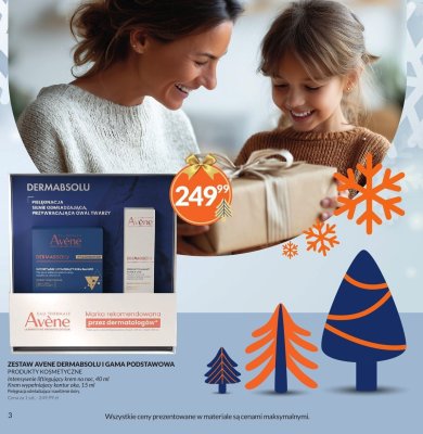 Zestaw Avene Dermabsolu - intensywnie liftingujący krem na noc 40 ml + krem wypełniający kontur oka 15 ml promocja w DOZ.PL