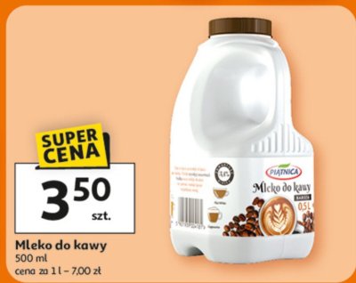 Mleko do kawy Piątnica promocja w Auchan