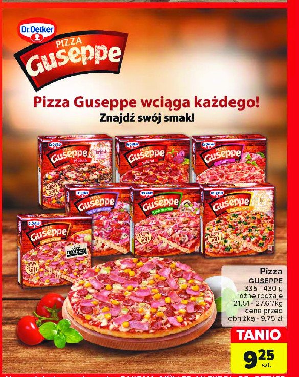 Pizza chicken curry Dr. oetker guseppe promocja