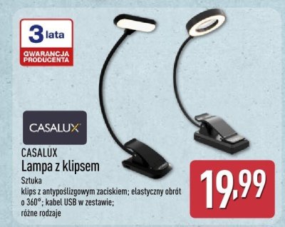 Lampa z klipsem promocja w Aldi
