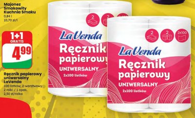 Ręcznik papierowy uniwersalny LaVenda promocja w Dino