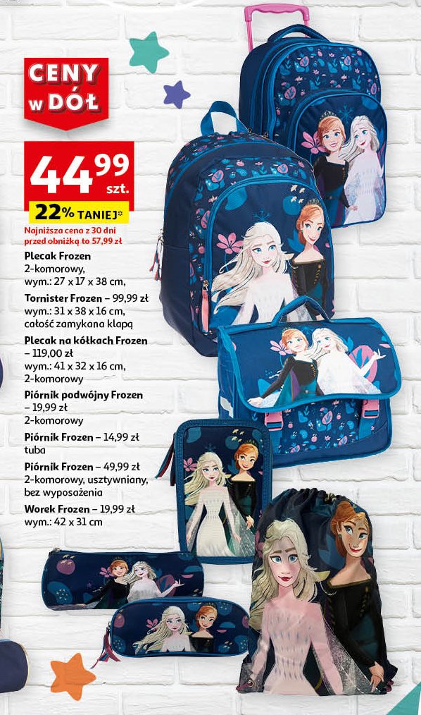 Plecak frozen 2-komorowy promocja