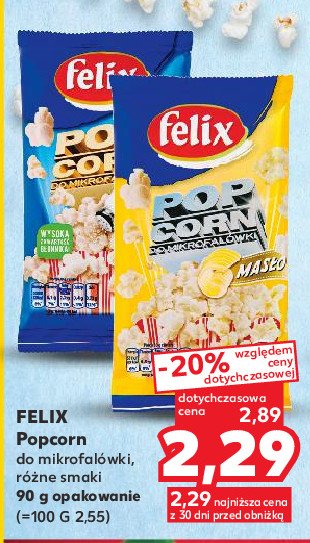 Popcorn maślany Felix promocja
