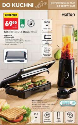 Grill elektryczny do panini Hoffen promocja w Biedronka