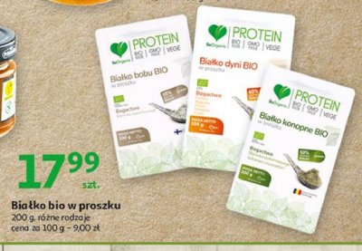 Białko bobu bio Beorganic promocja
