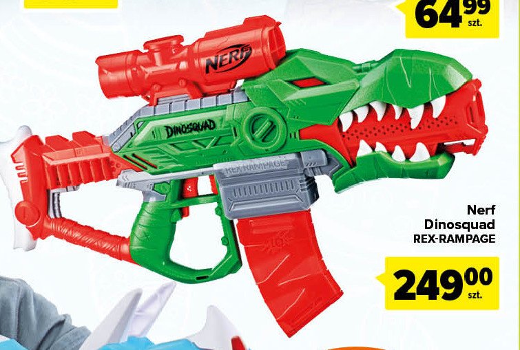 Dinosquad rex rampage Nerf promocje
