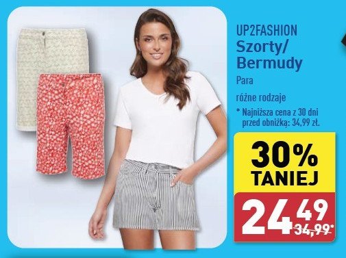 Bermudy damskie Up2fashion promocja