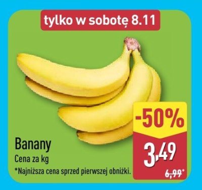 Banany promocja w Aldi
