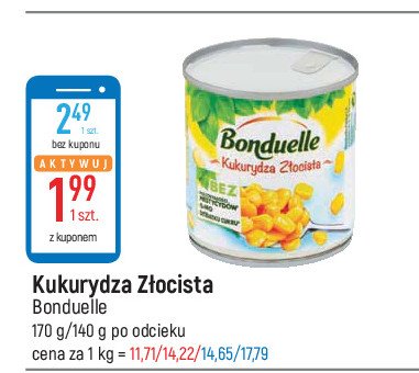 Kukurydza złocista Bonduelle promocja