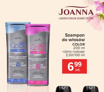 Szampon do włosów odcienie różowy blond Joanna ultra color promocja