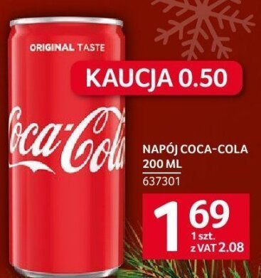 Napój Coca-Cola 200ml promocja w Selgros