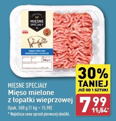 Mięso mielone z łopatki Mięsne specjały zawsze świeże (aldi) promocja