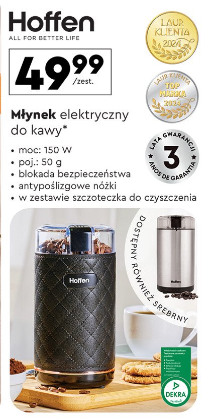 Młynek do kawy Hoffen promocja w Biedronka