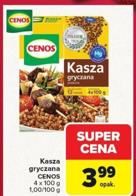 Kasza gryczana prażona Cenos promocja w Carrefour