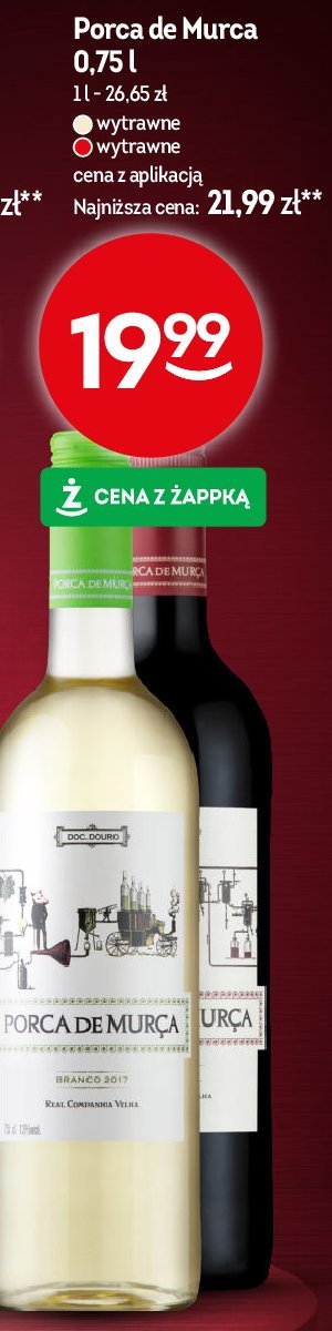 Wino Porca de murca douro promocja