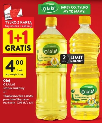 Olej promocja w Intermarche