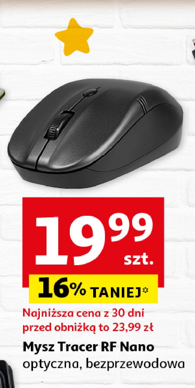 Mysz joy black rf nano Tracer promocja