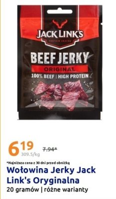 Wołowina Jerky Oryginalna promocja w Action