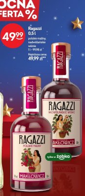 Wódka Ragazzi polskie maliny, nadwiślańskie wiśnie 0,5l promocja w Żabka