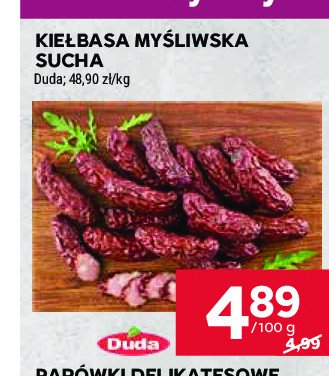 Kiełbasa myśliwska sucha Silesia duda promocja