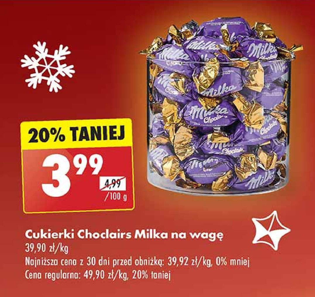 Cukierki Milka choclairs promocja