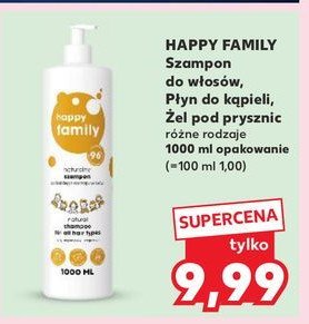 Szampon naturalny do każdego rodzaju włosów 4organic happy family promocja