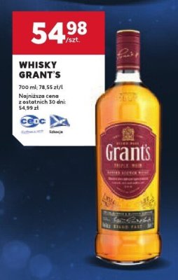 Whisky Grant's promocja w Stokrotka