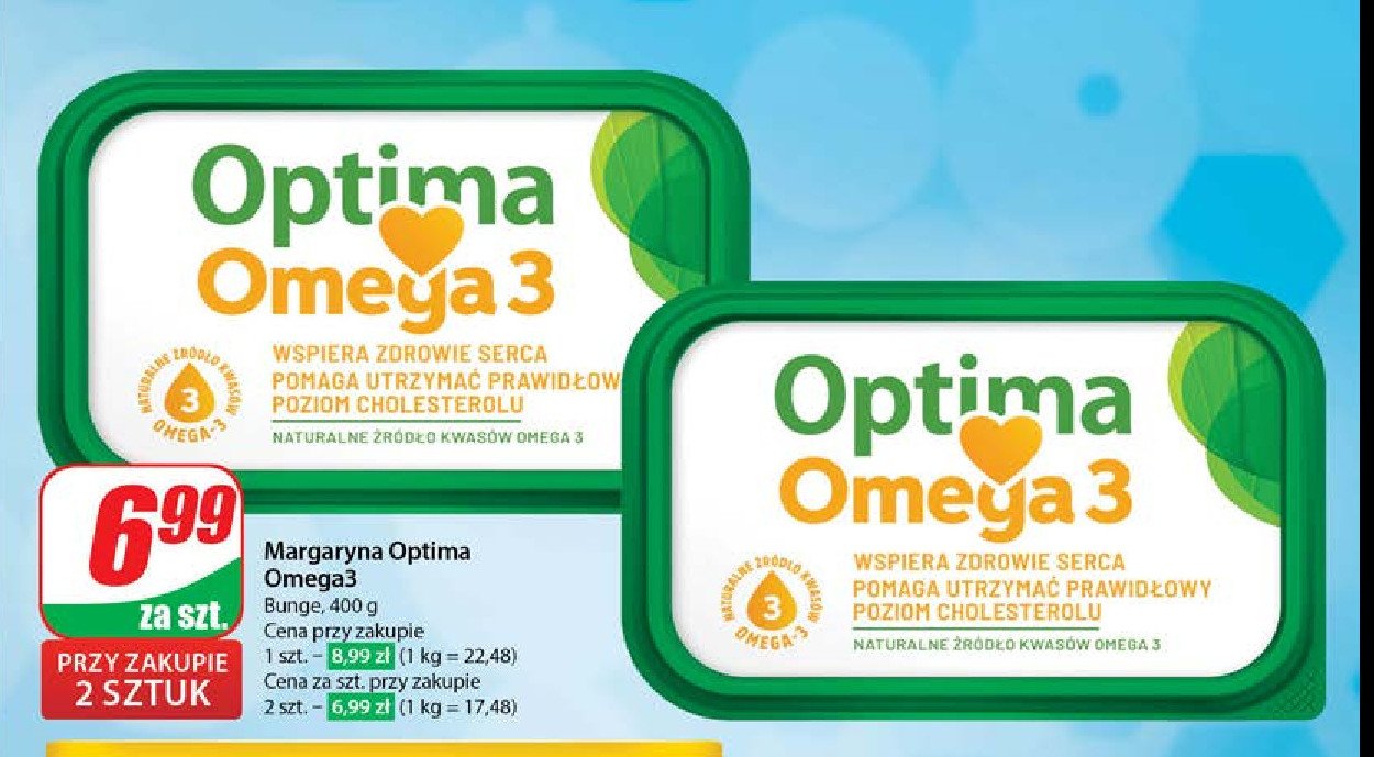 Margaryna Optima omega3 Optima kruszwica promocja