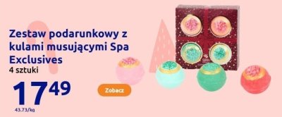 Zestaw podarunkowy z kulami musującymi Spa Exclusives 4 sztuki promocja w Action