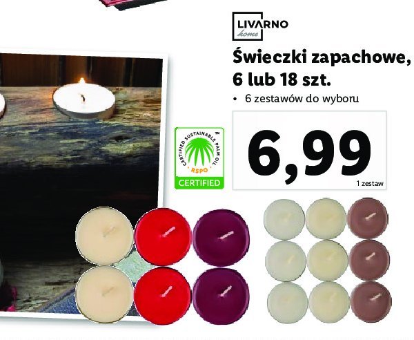 艢wieczki zapachowe LIVARNO HOME promocja