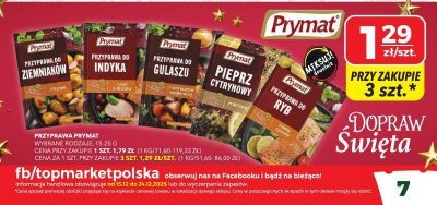 Przyprawa Prymat wybrane rodzaje promocja w Top Market