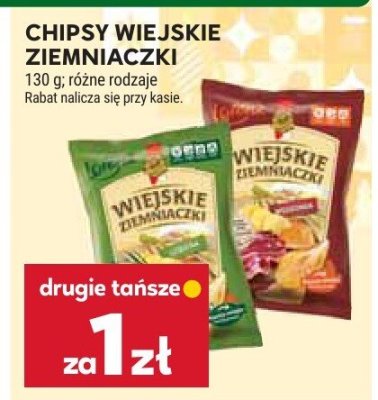 Chipsy wiejskie ziemniaczki promocja w Stokrotka