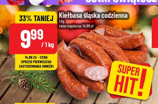 Kiełbasa śląska codzienna promocja w POLOmarket