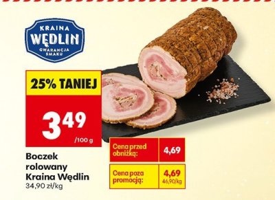 Boczek rolowany  promocja w Biedronka