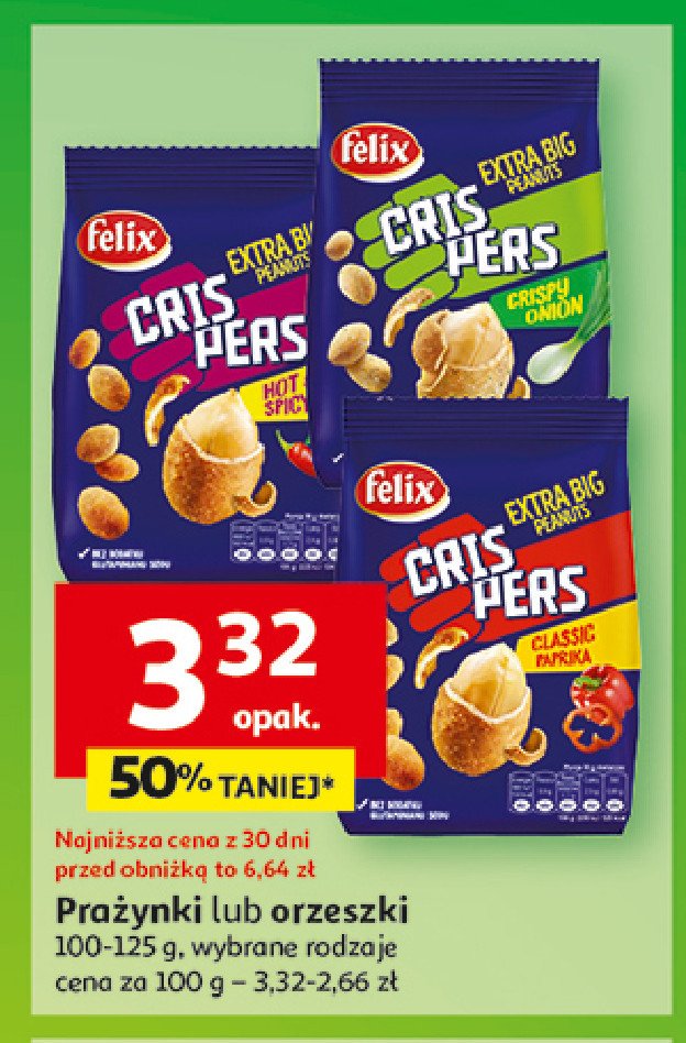 Orzeszki onion Felix crispers promocja