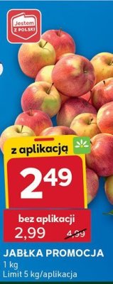Jabłka promocja w Stokrotka