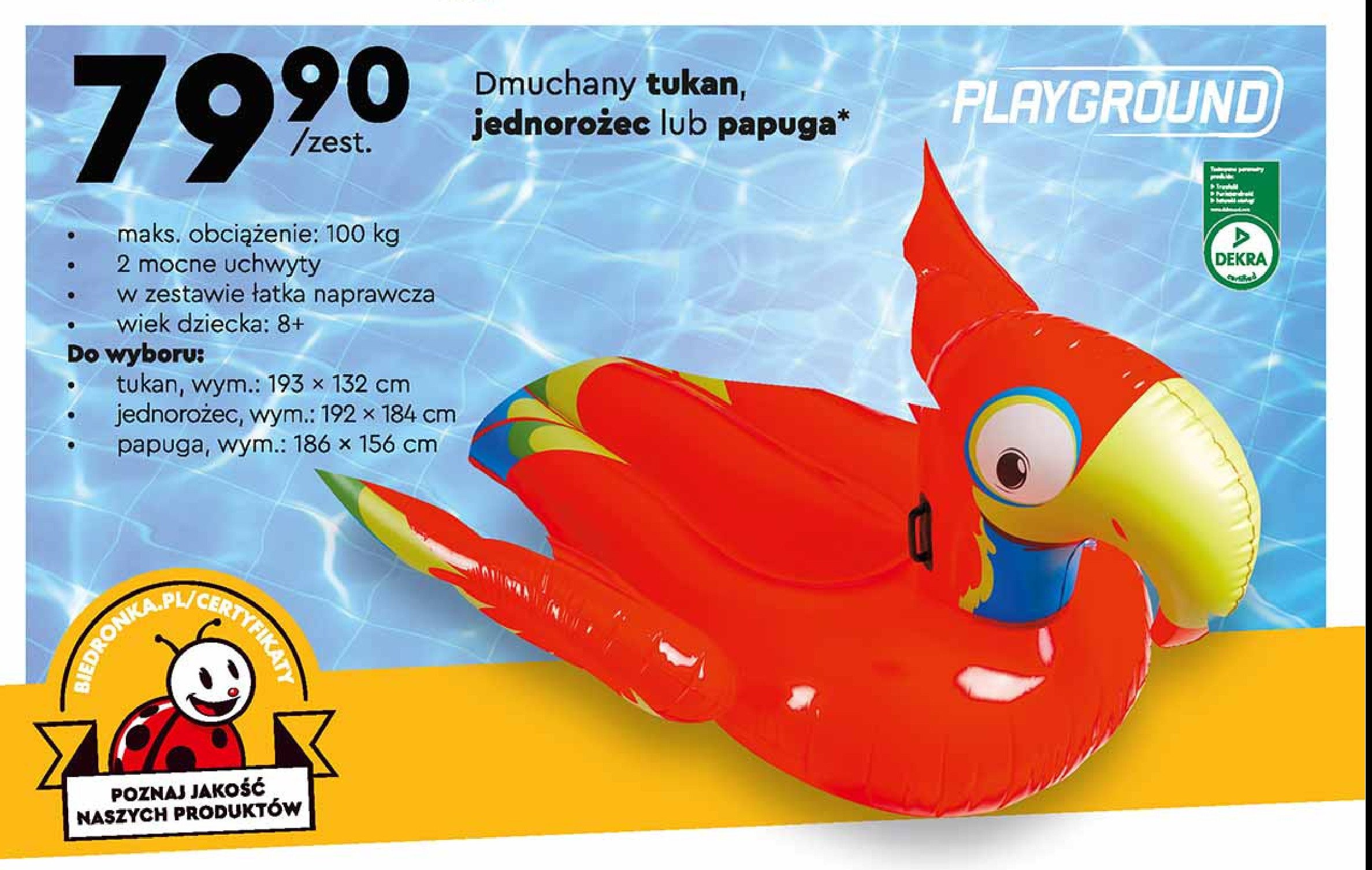 Tukan 193 x 132 cm Playground promocja