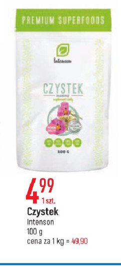 Czystek Intenson promocja