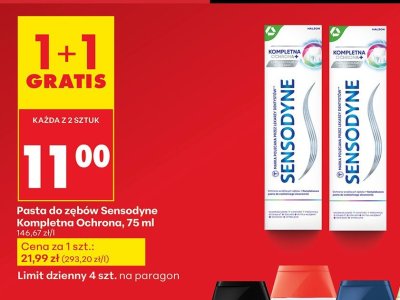 Pasta do zębów Sensodyne Kompletna Ochrona 75ml promocja w Biedronka