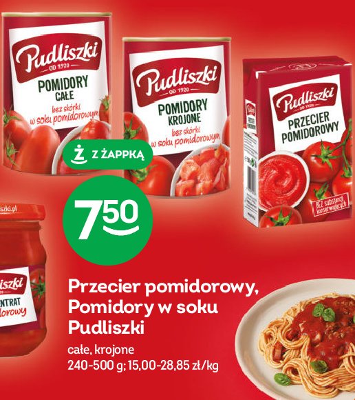 Pomidory ca艂e Pudliszki promocja