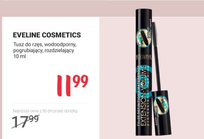 Tusz do rzęs wodoodporny, pogrubiający, rozdzielający promocja w Rossmann