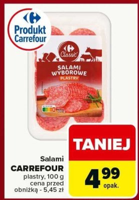 Salami CARREFOUR promocja w Carrefour