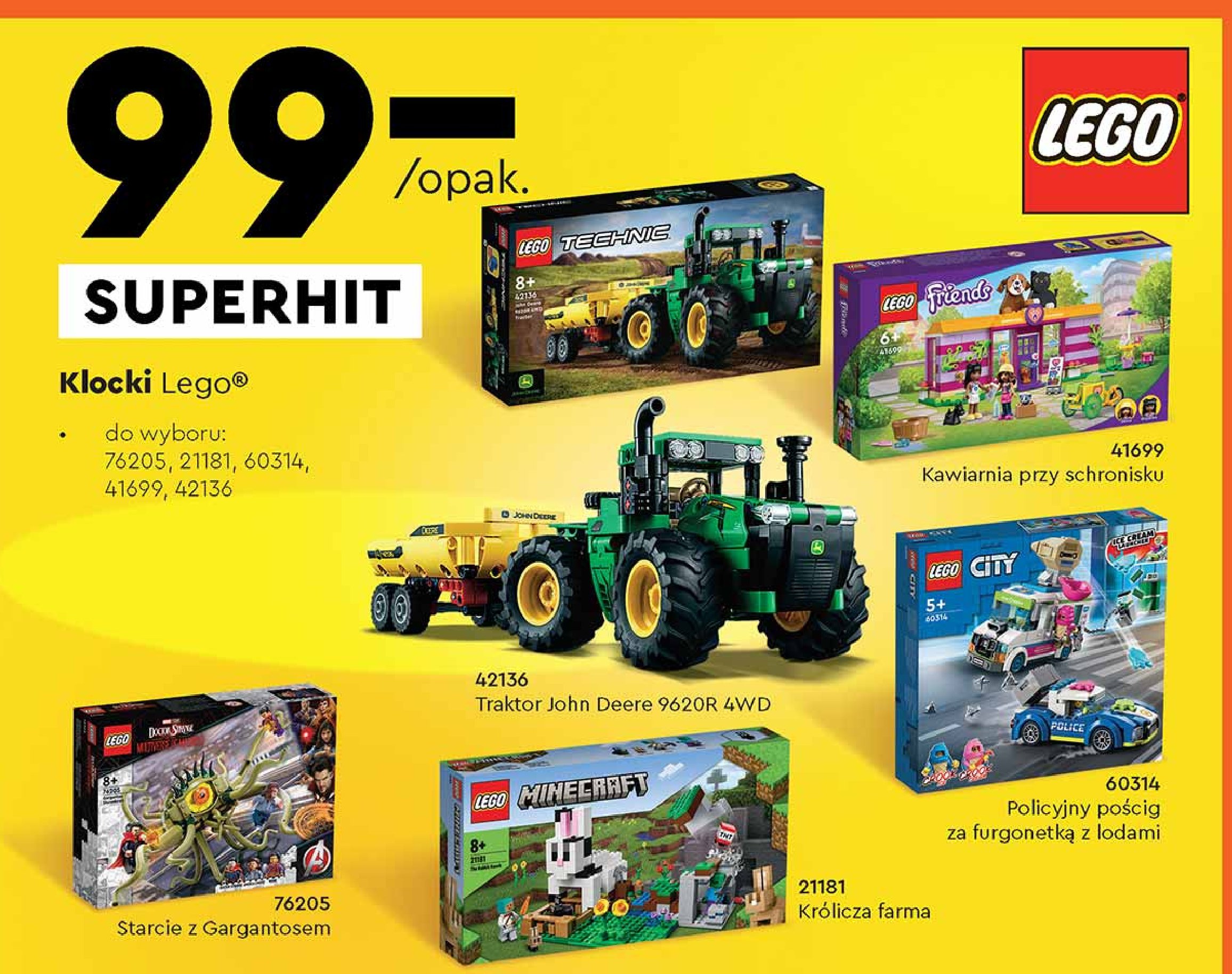 Traktor Lego technic promocja