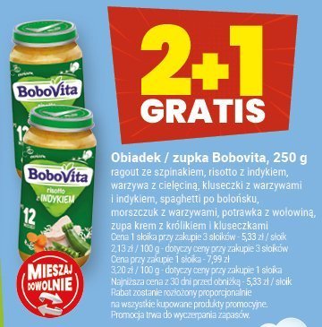 Obiadek / zupka Bobovita, 250 g promocja w Twój Market