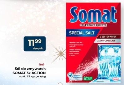 Sól do zmywarek SOMAT 3x ACTION promocja w PSB Mrówka