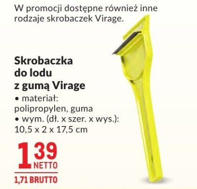 Skrobaczka do lodu z gumą Virage promocja w Makro