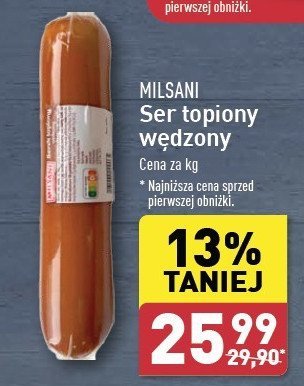 Ser topiony wędzony Milsani promocja