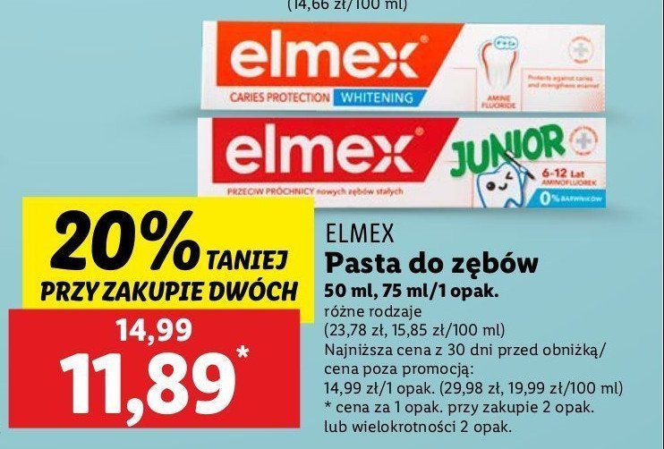 Pasta do zębów whitening promocja